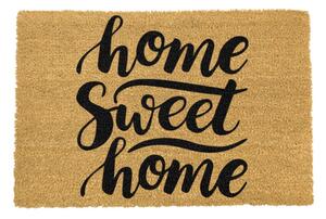 Rohožka z přírodního kokosového vlákna Artsy Doormats Home Sweet Home, 40 x 60 cm
