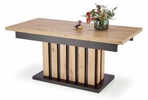 Konferenční stolek Bollea (přírodní dřevo + černá). 1049331