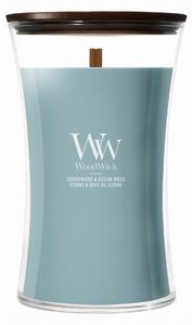 Sójová vonná svíčka Cedarwood & Ocean Moss Woodwick 1 ks