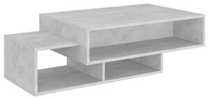 Konferenční stolek betonově šedý 105 x 55 x 32 cm dřevotříska