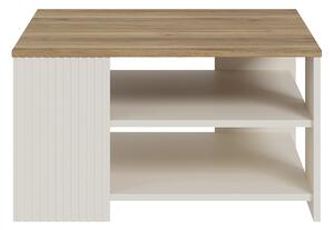 KONFERENČNÍ STOLEK, pískové barvy, kompozitní dřevo, 80/45/80 cm Hom`in - Konferenční stolky