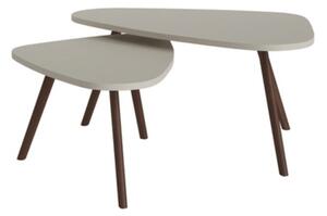 Konferenční stolek WALT hnědá/šedá