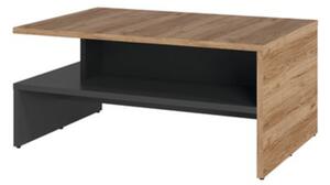 Konferenční stolek SAGE dub catania/šedá/černá