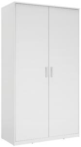 ŠATNÍ SKŘÍŇ S OTOČNÝMI DVEŘMI, bílá, 106/194/54 cm Xora - Šatní skříně