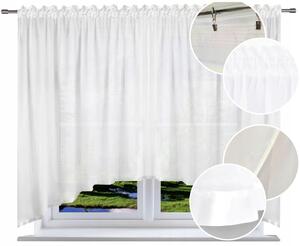 Klasická záclona s obloukovým lemováním 400x170, hotové záclony, hladký lem