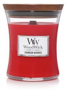 Tradiční sójová svíčka Crimson Berries Woodwick 1 ks