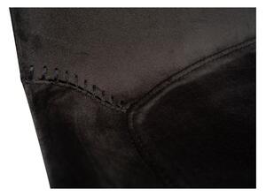 Černá barová židle DAN–FORM Denmark Hype Velvet, výška 91 cm