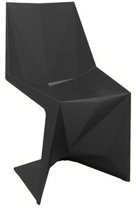 OnaDnes -20% VONDOM Černá plastová jídelní židle VOXEL