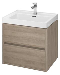 Cersanit Crea skříňka 59x45x53 cm pod umyvadlo závěsná dub S924-008