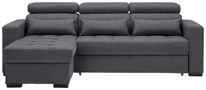 ROHOVÁ SEDAČKA, textil, barvy grafitu Carryhome - Sedací soupravy, Online Only