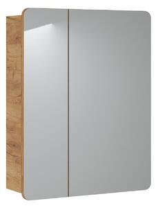 Sestava koupelnového nábytku BÁRA cosmos 60 cm se zrcadlovou skříňkou vč. keramického zápustného umyvadla
