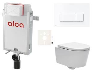 Cenově zvýhodněný závěsný WC set Alca k zazdění + WC SAT Brevis SIKOAW7