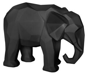 Matně černá soška PT LIVING Origami Elephant