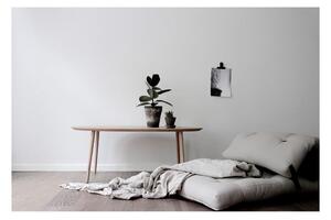 Šedobéžová futonová matrace 70x200 cm Wrap Linen Beige/Dark Grey – Karup Design