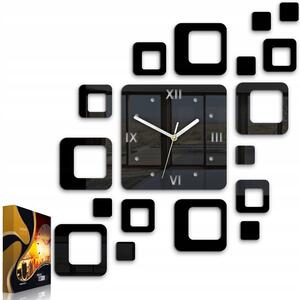 Nástěnné hodiny ModernClock černé 60 cm