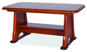 Rozkládací konferenční stolek 130-170 cm Barabara (kaštan + kaštan). 1049976