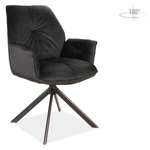 Jídelní židle Becki (černá + černá). 1049986