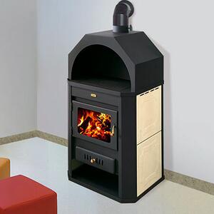 Krbová kamna PRITY W17 s vodním výměníkem Kamna pro ústřední vytápění - 23,1 Kw
