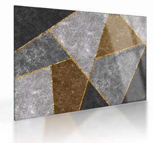 Skleněný obraz - Imitace materiálů (70x50 cm)