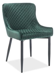 Jídelní židle Casandra (zelená + černá). 1050051