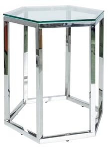 Konferenční stolek Cathey (sklo + chromová). 1050062