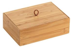Bambusový box s víkem Wenko Terra, šířka 22 cm