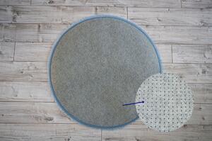 Plyšový kulatý koberec SOFT 70 cm - růžový