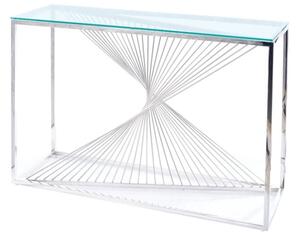 Konferenční stolek Freddie (sklo + chromová). 1050154