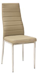 Jídelní židle Harold (béžová + chromová). 1050209