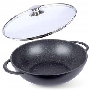 Orion Wok Grande pánev se skleněnou poklicí 32 cm