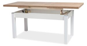 Konferenční stolek Kendall (dub lancelotový + bílá). 1050361