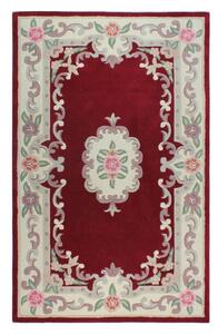 Červený vlněný koberec Flair Rugs Aubusson, 120 x 180 cm