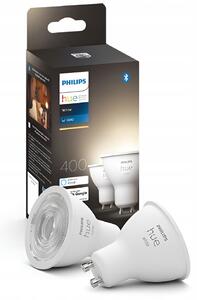 LED žárovka Philips HUE GU10 4.2W = 50W SMART White STMÍVATELNÁ 2 ks