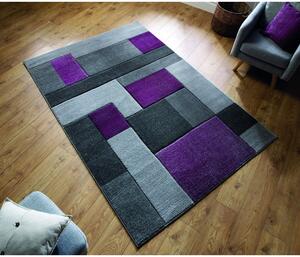 Šedo-fialový koberec Flair Rugs Cosmos, 160 x 230 cm