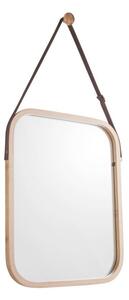 Nástěnné zrcadlo v bambusovém rámu PT LIVING Idylic, délka 40,5 cm