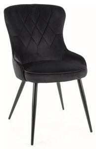 Jídelní židle Lloyd (černá + černá). 1050456