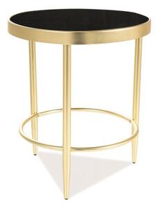 Konferenční stolek Maybell (černá + zlatá). 1050551