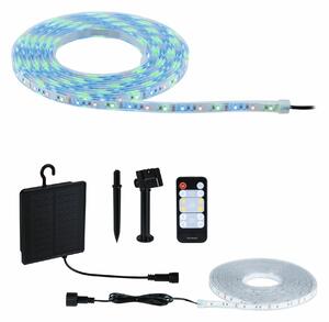 PAULMANN LED pásek solární vč. dálkový ovladač 5m IP44 3,2W 22lm/m 60 LEDs/m RGB