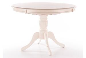 Rozkládací jídelní stůl 106-141 cm Oliner (krémová) (pro 4 až 6 osob). 1050662