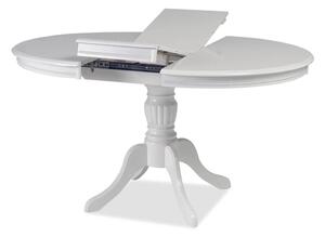 Rozkládací jídelní stůl 106-141 cm Oliner (bílá) (pro 4 až 6 osob). 1050663