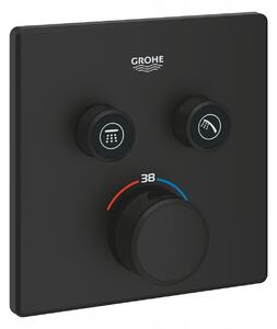 Grohe Grohtherm černá sprchová baterie s termostatem 102166KF00