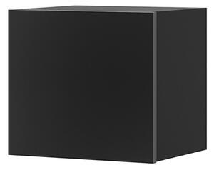 Závěsná skříňka Calabria KWADRAT (černá matná + lesk černý). 1051541