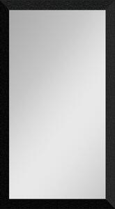 Nástěnné zrcadlo Glamour 40x80 cm, černá struktura