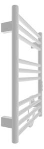 Koupelnový žebříkový radiátor HF GREENWICH 100W/230V 57x43 cm bílá kulatý