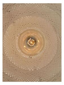 Bílé bambusové závěsné svítidlo Good&Mojo Palawan, ⌀ 60 cm