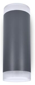 Brilagi - Venkovní nástěnné svítidlo MATERA 2xGU10/30W/230V antracit IP54