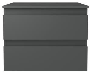 Oltens Vernal skříňka 60x45.6x47 cm závěsná pod umyvadlo grafitová 60000400