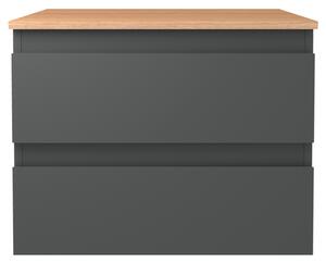 Oltens Vernal skříňka 60x45.6x47 cm závěsná pod umyvadlo grafitová 60000400