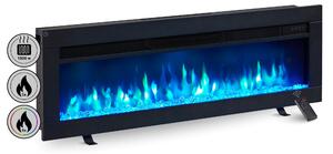 Elektrický krb, vestavný krb BALDERIA Agnes 40 – topný výkon až 1800 W, černý