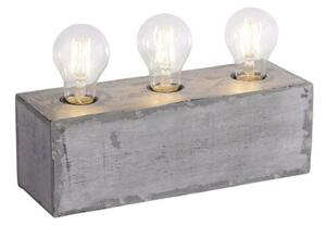 LEUCHTEN DIREKT is JUST LIGHT Stolní lampa v industriálním stylu v železném provedení 3-ramenné s paticemi E27 LD 11498-77
